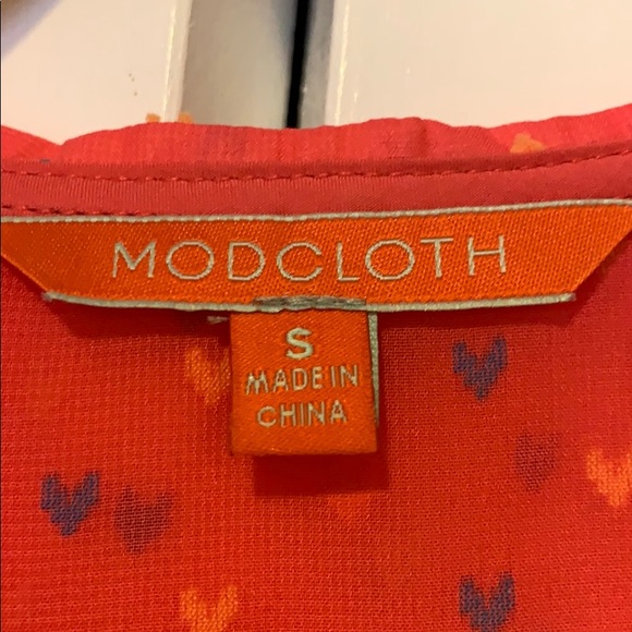 Modcloth Pink Darling in Dots Shirt Dress - sz S - Picture 5 of 6